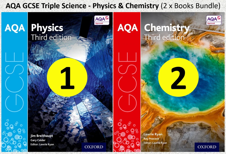 AQA GCSE Triple Science Student x 2 Books Bundle : Physics & Chemistry - Image 2 of 2