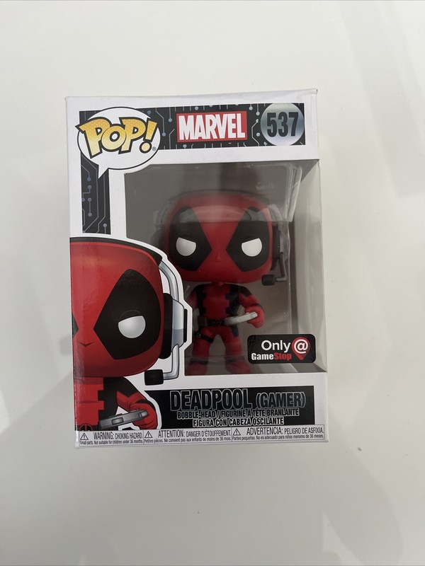 Funko Pop Heroes Deadpool Gamer Vinyl Figure 537 GameStop Exclusive