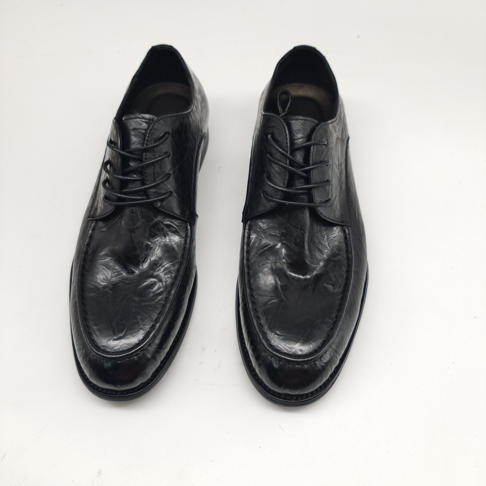 SAOLA Scarpe casual business uomo punta tonda moda stringate lavoro vera pelle Oxford tg