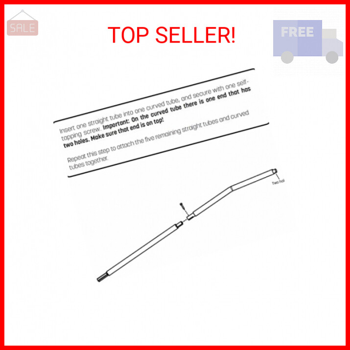 Skywalker Trampolines Lower Enclosure Straight Tube, Pack of 2, Part