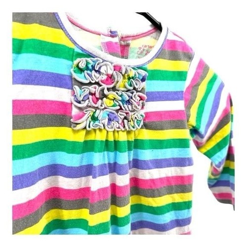 Carter’s | 2T Striped Rainbow Dress - Picture 4 of 9