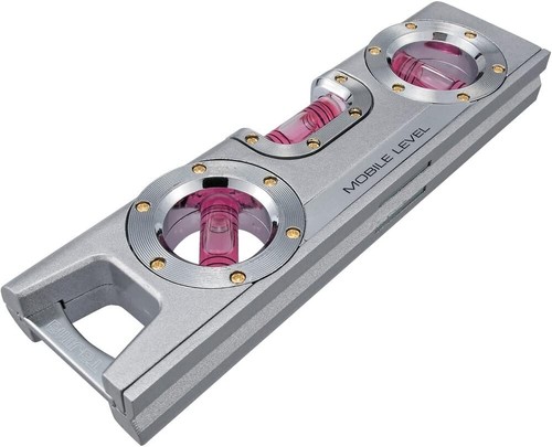 Tajima Mobile Level ML-160S Silver 160mm Made in Japan Compact Tool - Picture 2 of 7