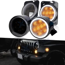 LED Turn Signal & Side Marker Light Replacement For Jeep Wrangler JK & Unlimited