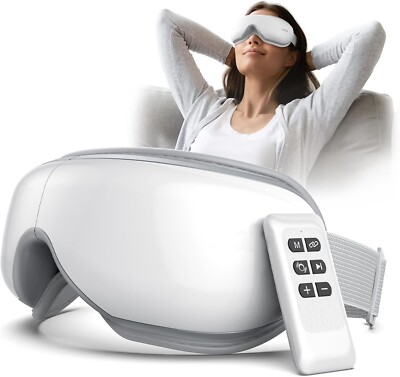 Masajeador de ojos con control remoto, calor y compresión, ideal como regalo de