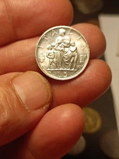 Rara Splendida  5 Lire 1936 Argento 835 Gr. 5 Fecondità Famiglia Regno d'Italia 