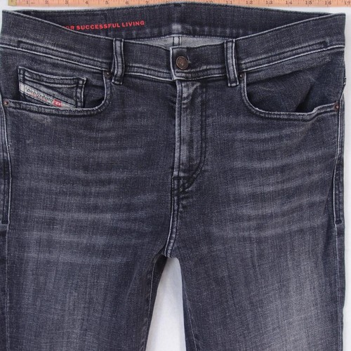 Herrens Diesel 1983 D-AMNY Slim Skinny Elasthan Grau Jeans W32 L32