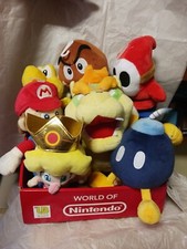 World of Nintendo Super Mario lot of 7 Plush characters