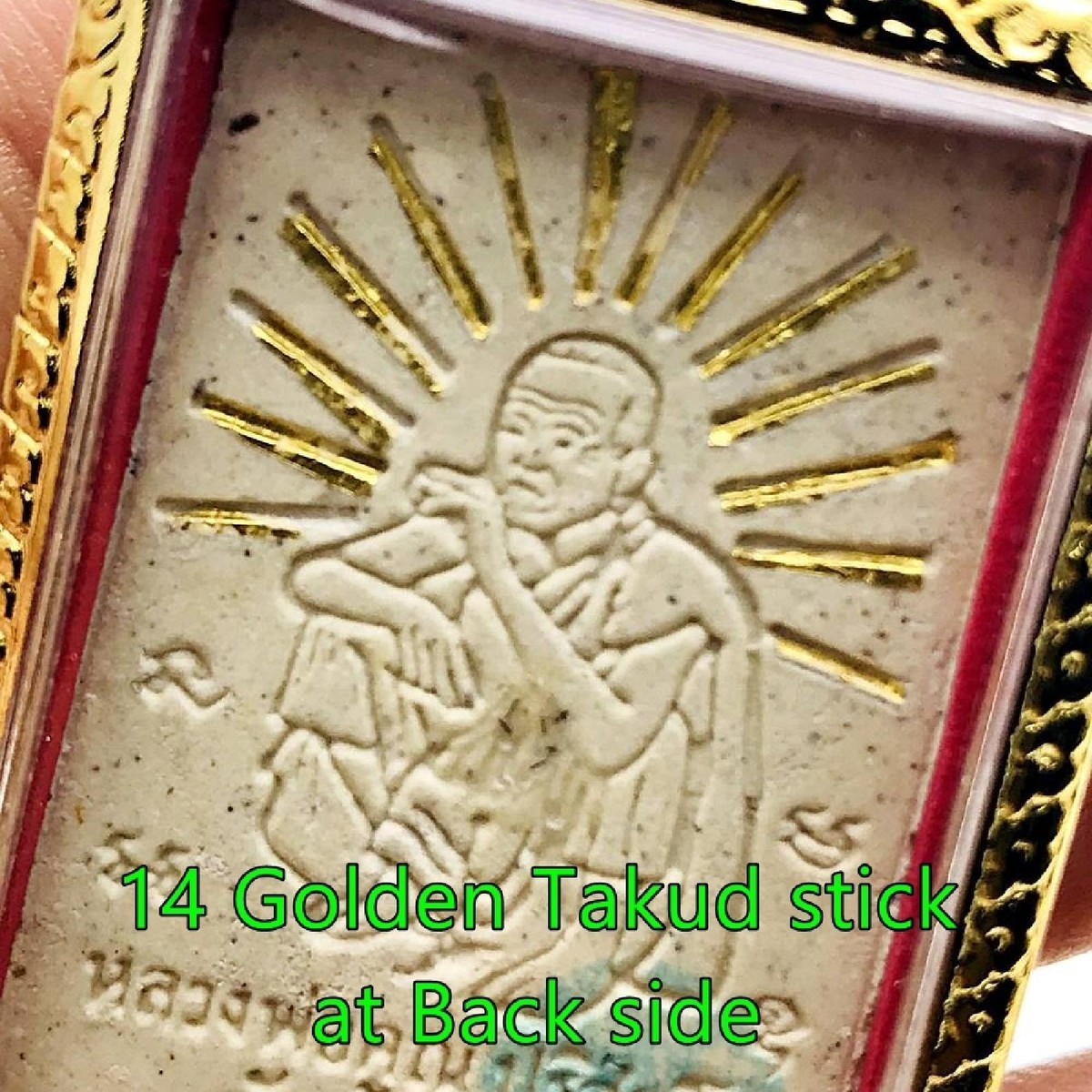 Certificate Somdej Koon Banri Be2537 Lucky Rich Golden