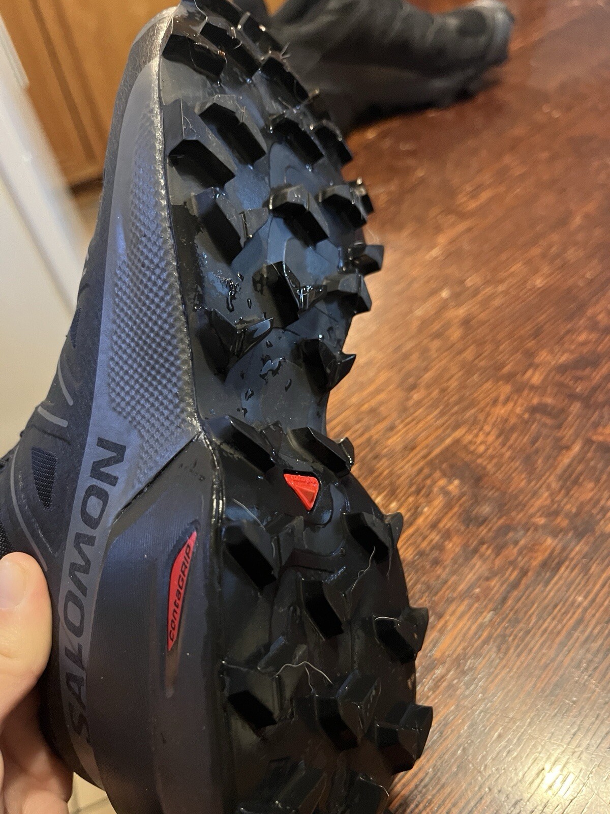 Scarpe da trail running Salomon Speedcross 5 GTX donna nere Ortholite