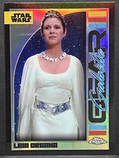 2024 Topps Chrome Star Wars Leia Organa Galactic Gear Insert GG-19
