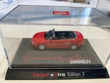 Herpa Audi A 4  3.0 Cabriolet Rot Herpa extra Edition 2 in Vitrine  1:87 HO