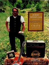 PPOT1  11X8 ADVERT/PICTURE - JERRTY DOUGLAS CRATE ACOUSTIC AMPLIFIERS