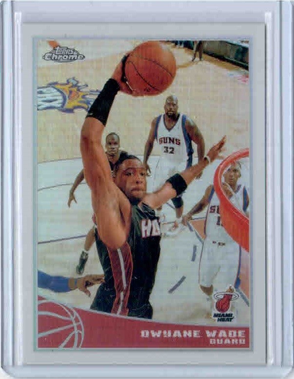 2009-10 TOPPS CHROME REFRACTOR #51 - DWYANE WADE #ED 160/500