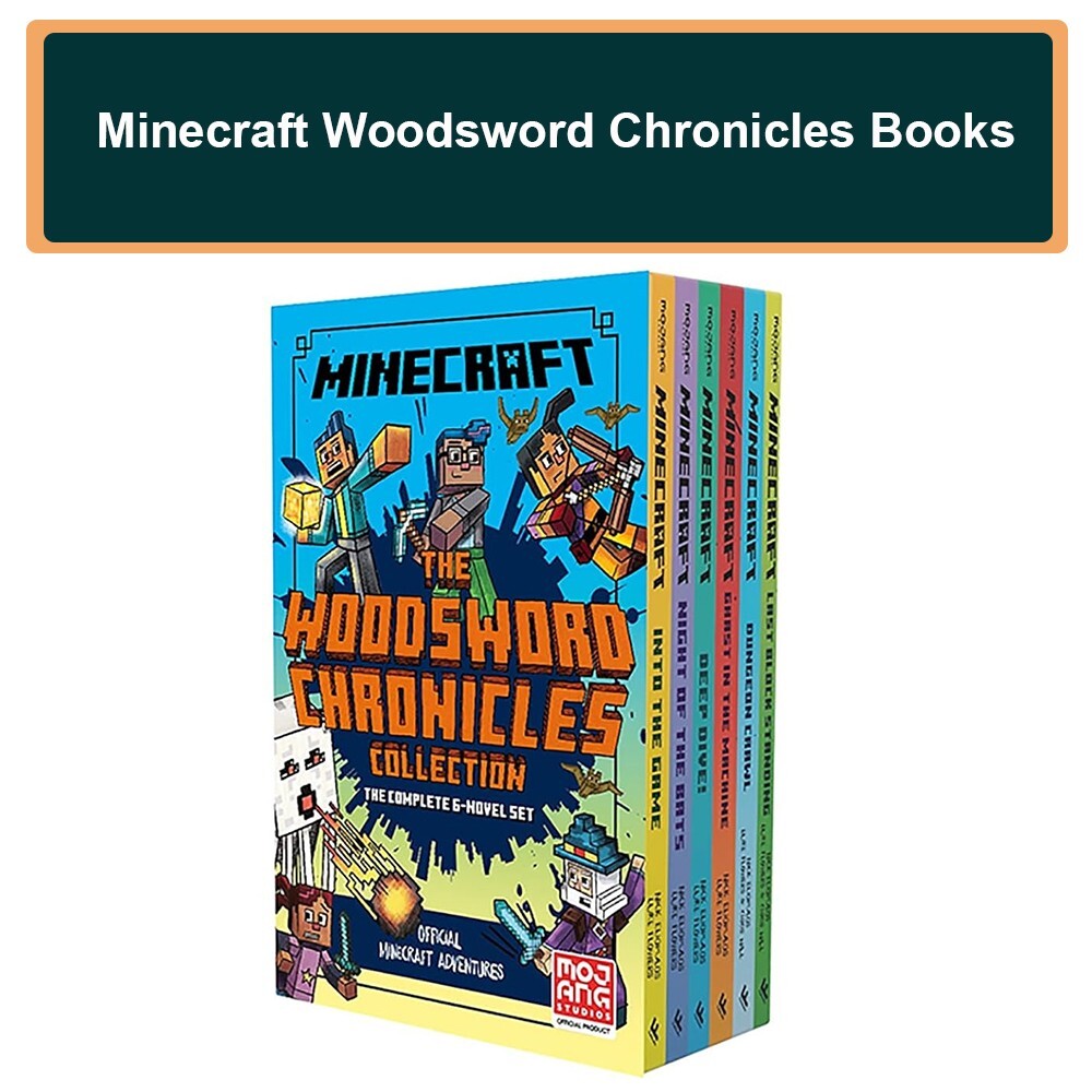 Minecraft Woodsword Chronicles Collection 6 Books Set By Nick Eliopulos  Deep Di