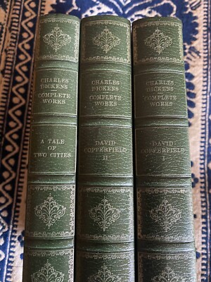 Charles Dickens Set Of 3 Vol 1 & 2 Centennial Edition VERY GOOD