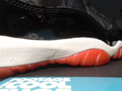 2001 NIKE AIR JORDAN XI 11 RETRO BLACK RED WHITE BRED PLAYOFF