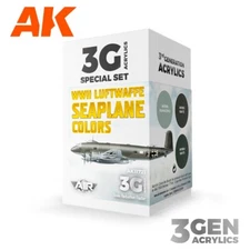 AK Interactive: WWII Luftwaffe Seaplane Colors - Acrylic Paint Set - AK11721