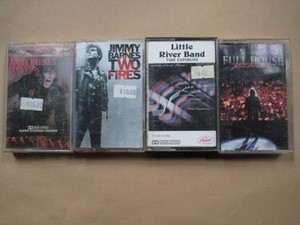 Four Cassettes John Farnham Jimmy Barnes Little River Band Ebay