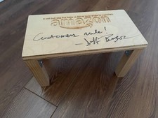 jeff bezos signed amazon door desk award 2013 rare signature authentic original