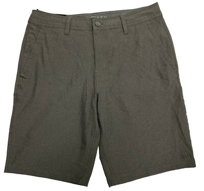 Hang Ten Men's Hybrid Shorts Meteorite Grey With Grey Stripes