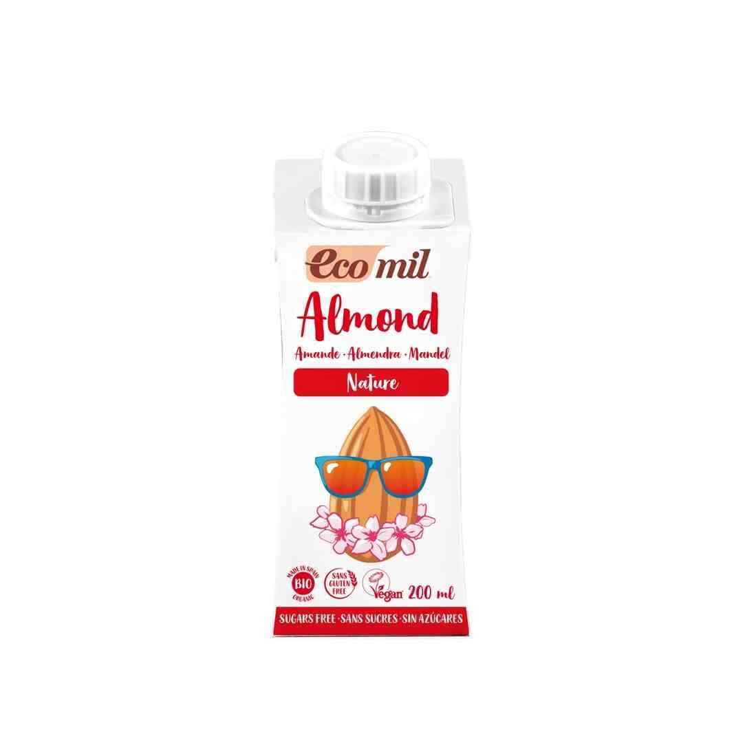 Bebida De Almendras Sin Azúcar Sin Protectores. Bio 200 Ml