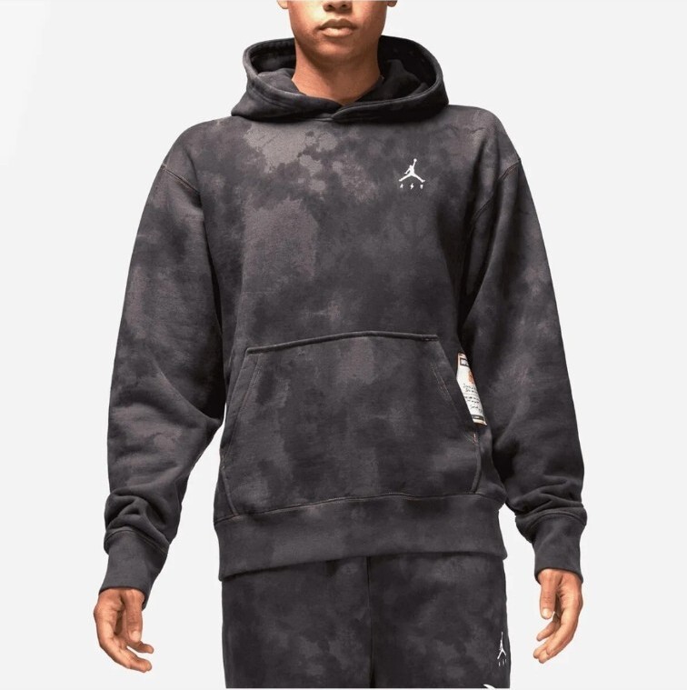 Nike Air Jordan x J Balvin Fleece Hoodie SIZE Medium Black