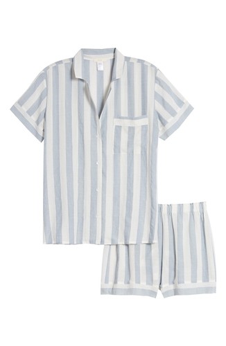 Eberjey PJ shorts pajama set Blue 