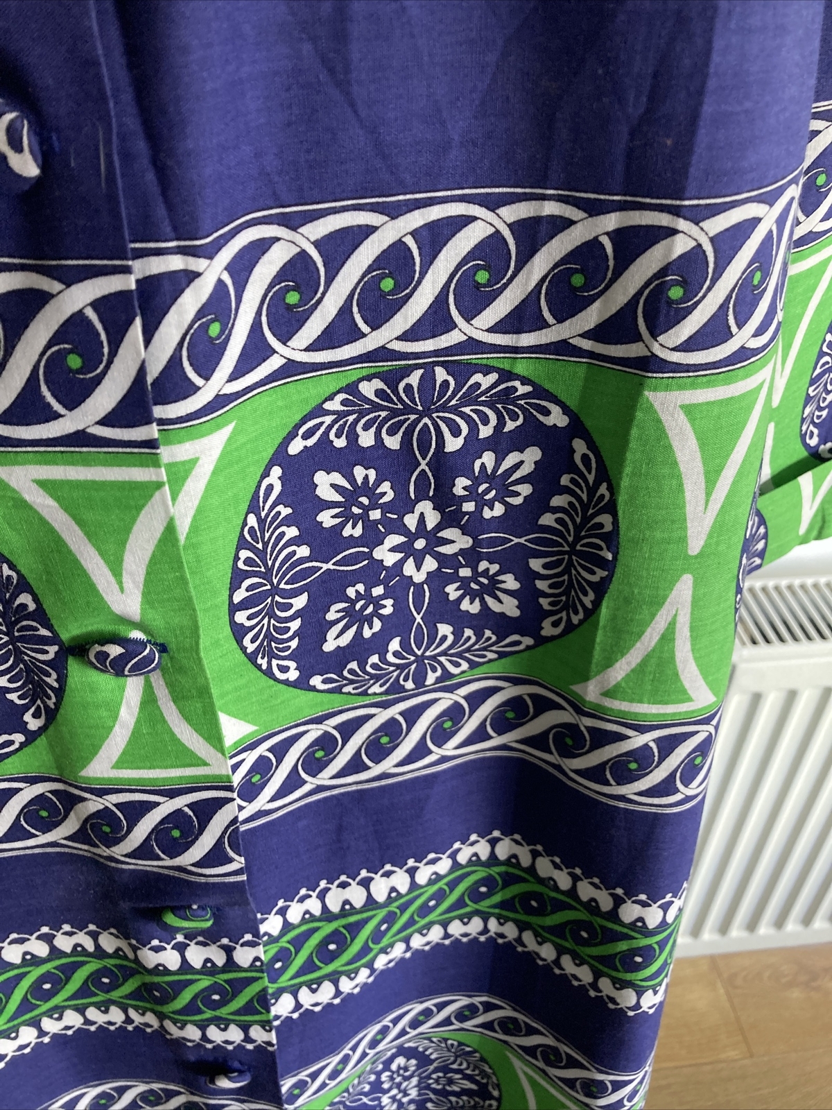 Rare Collectable 1970s Vintage Elizabeth Hayes London Housecoat/Coat 4