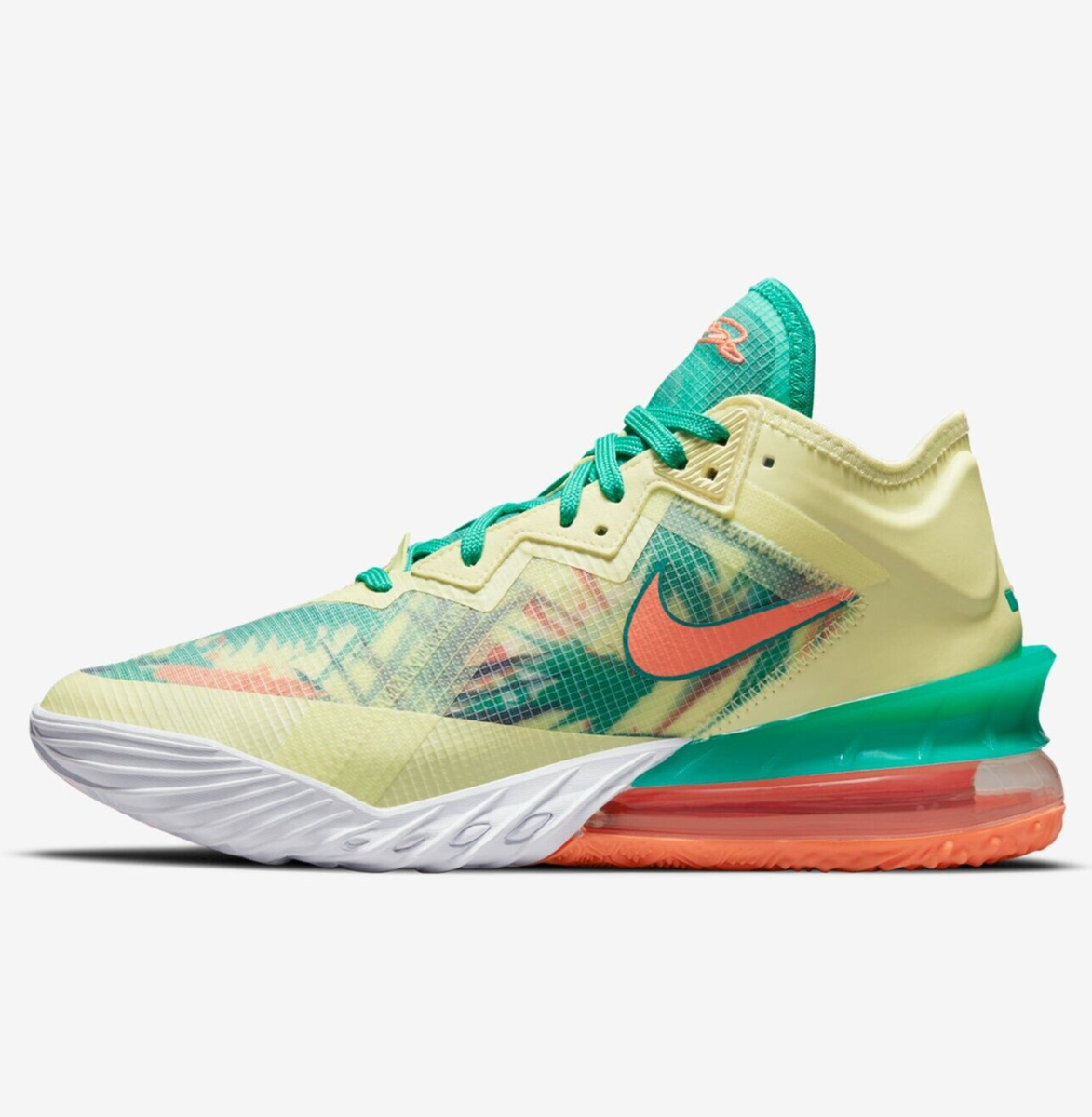 Nike Lebron 18 Low Lebronald Palmer -8- CV7562-300 XVIII White