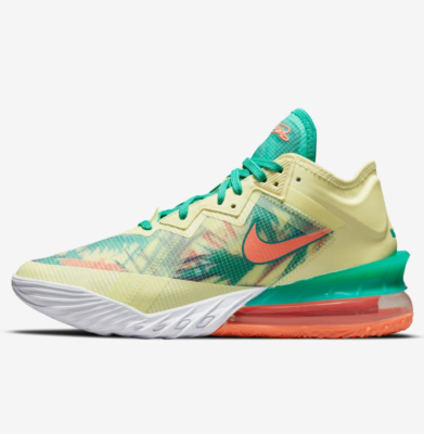 Nike Lebron 18 Low Lebronald Palmer -8- CV7562-300 XVIII White