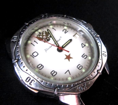 LEGENDARY RUSSIAN VINTAGE MENS WATCH VOSTOK KOMANDIRSKIYe MECHANICAL WORKING - Picture 5 of 16