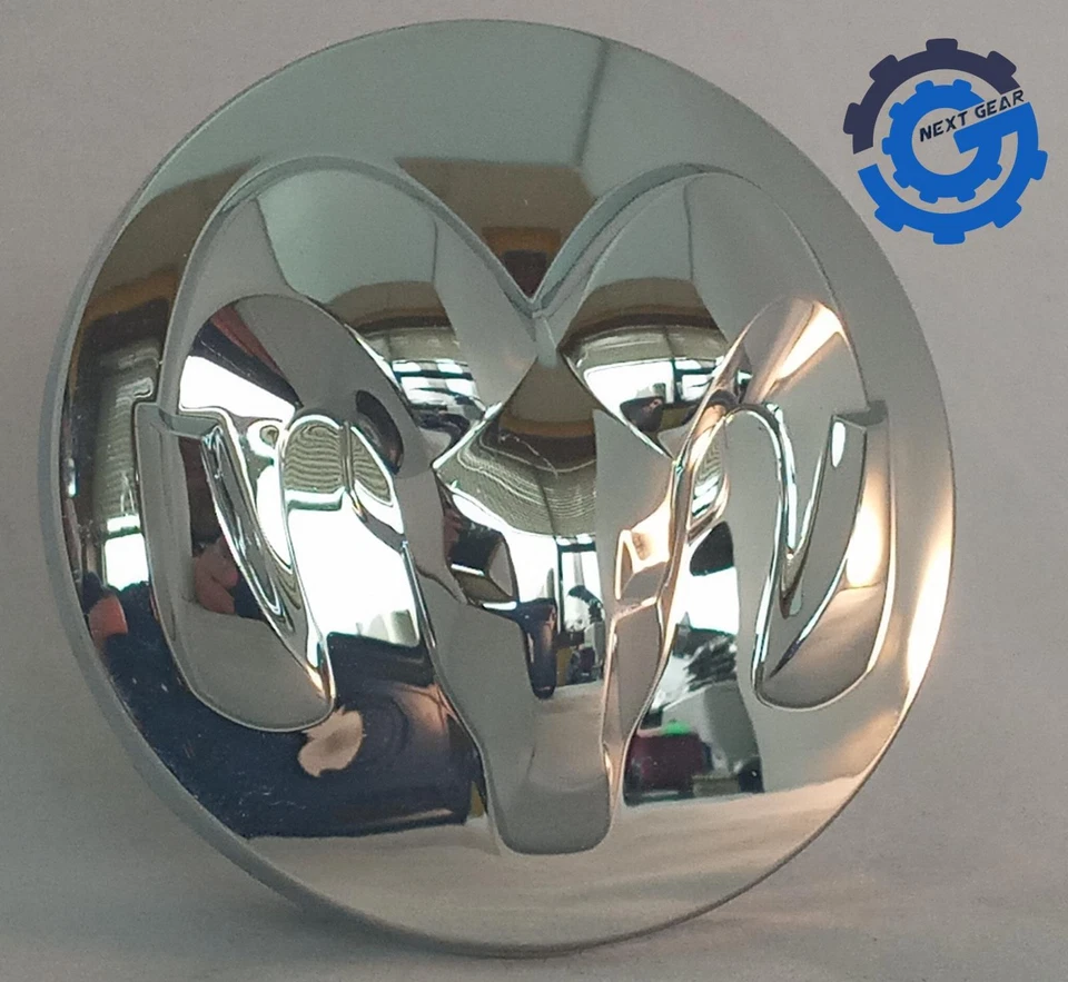 New OEM Mopar Chrome Ram Emblem Center Cap 2013-19 RAM 1500 1LB72SZ0AB - Image 2 of 4