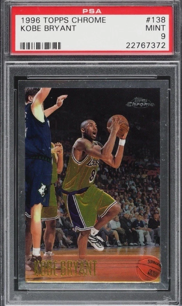 Topps Chrome Kobe Bryant 1996-97 #138 for sale | eBay