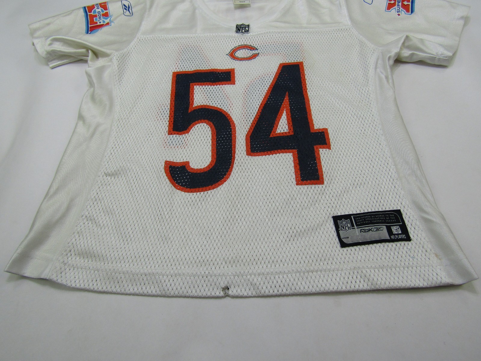 VTG Brian Urlacher Chicago Bears Jersey Youth Medium Super Bowl XLI Reebok NFL thumbnail 6