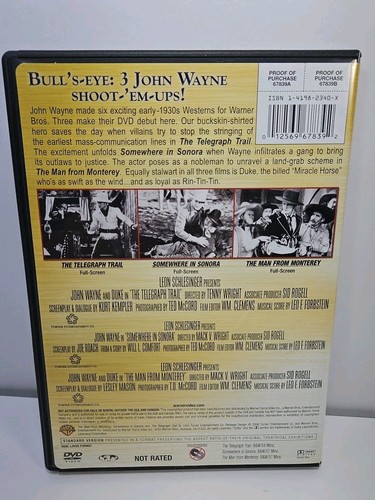 Telegraph Trail/Somewhere in Sonora/Man from Monterey (DVD, 1933) John Wayne - Bild 2 von 7