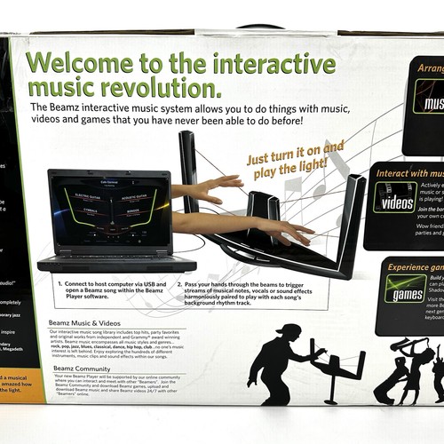 Sistema de música interactivo Beamz Player C4 2010 CAJA ABIERTA FALTA SOFTWARE ¡LEER! - Imagen 5 de 22