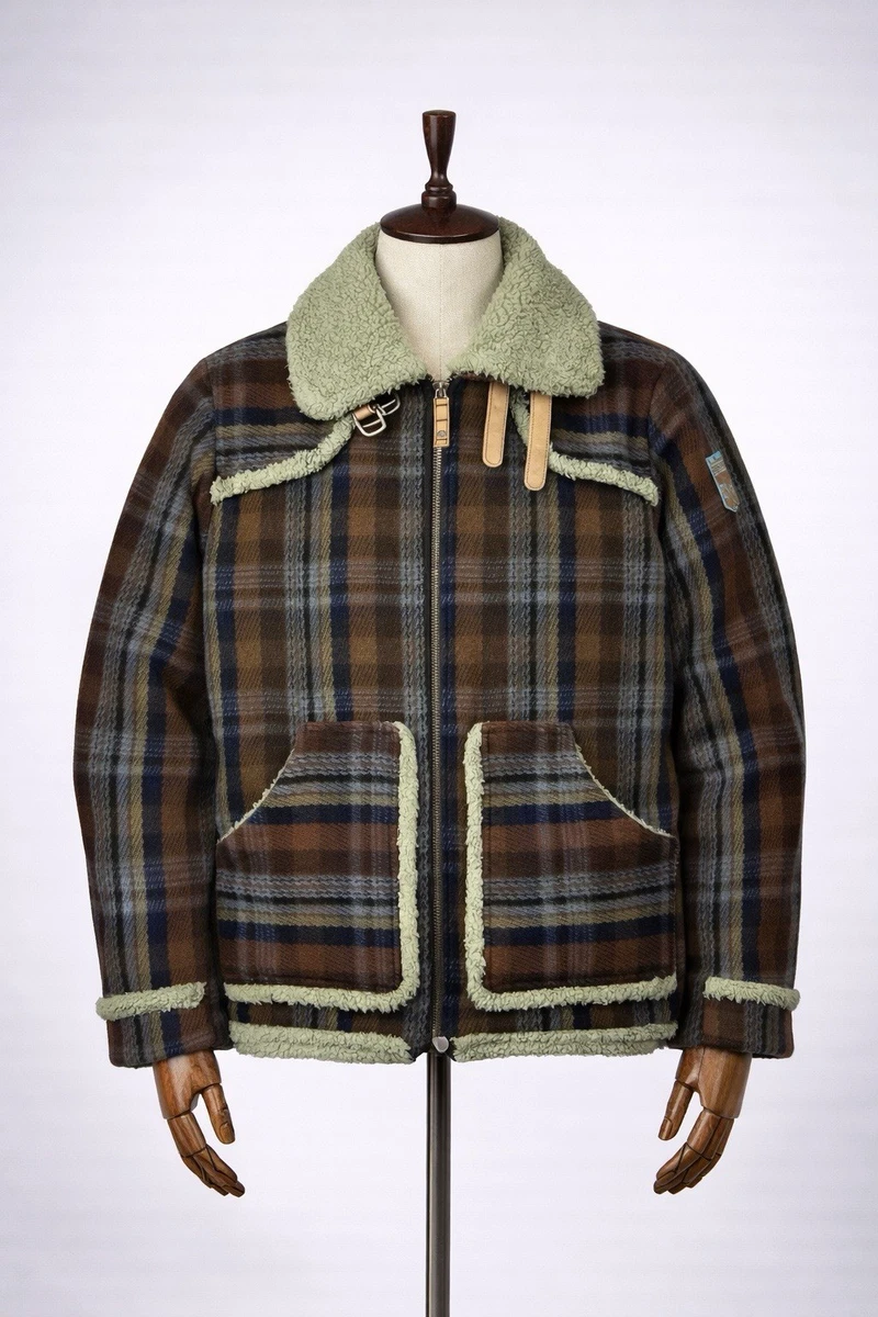 Diesel Regular Size Coats, Jackets & Vests Wool Outer Shell for