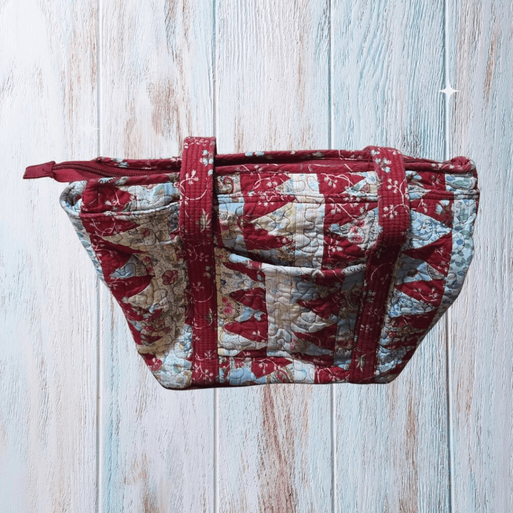 DONNA SHARP Quilted Patchwork Boho Tote Handbag  … - image 7