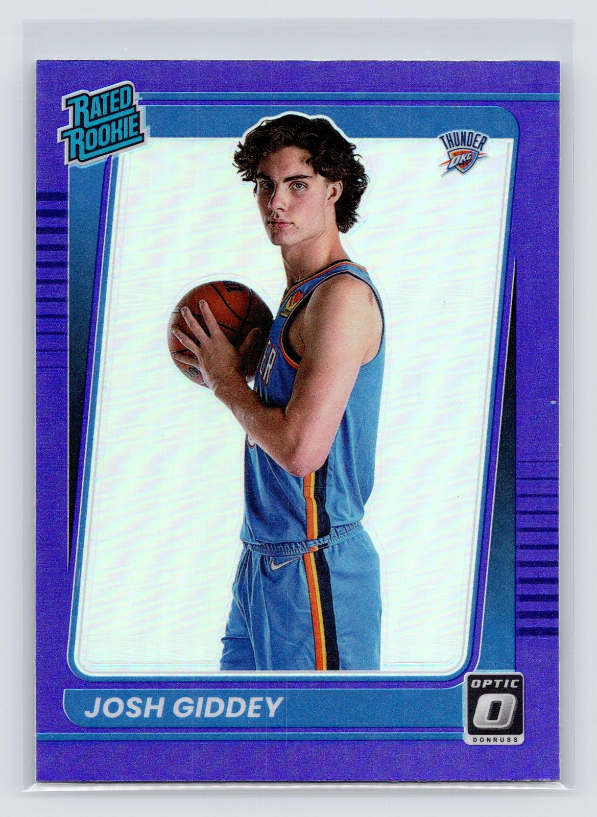 2021-22 Donruss Optic #152 Josh Giddey Purple