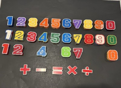 Vintage AlphaBots Transforming Numbers Lot Of 31 - Two Full Sets Plus More