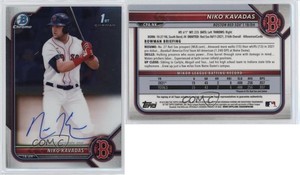 2022 Bowman Chrome Prospect Auto Niko Kavadas #CPA-NK Auto