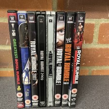WWE/WWF Wrestling DVD Bundle X 8 Royal Rumble’ 03, 07, 09, 10, 11, 12, 17