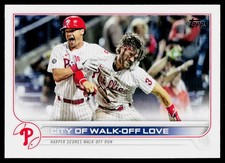 2022 Topps - City of Walk-Off Love #321 - Philadelphia Phillies