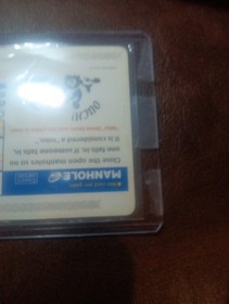 Nintendo e-Reader - Game and Watch Card Only - Manhole 2002 - Expo Promotional 