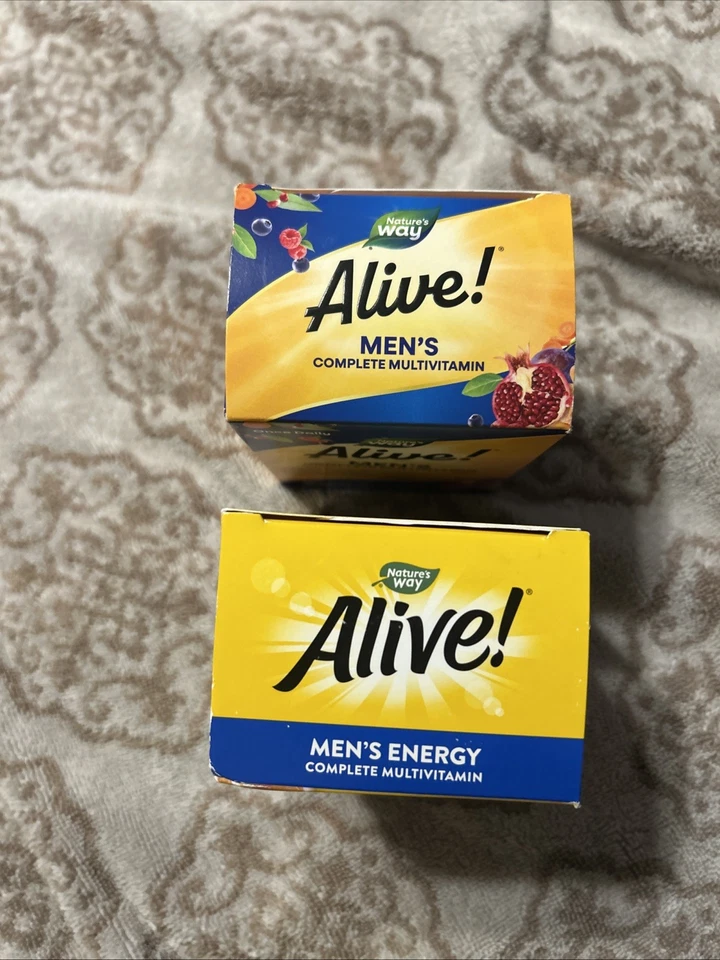 (2) Nature's Way Alive! Men's Once Daily Multivitamin 50 tabs Exp-07/2025+ - Image 3 of 4