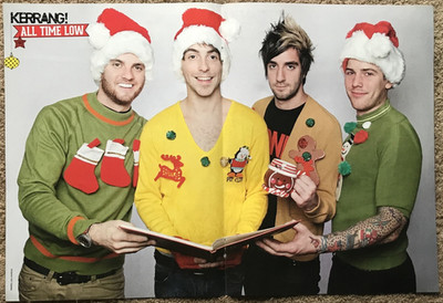 ALL TIME LOW - 2013 UK Magazine centrefold poster 