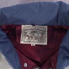 William Barry Brandon Down Puffer Western Ski Gorpcore Color Block Vest Mens XL