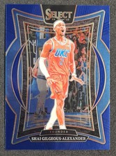 2024-25 Panini Select Concourse Blue #36 Shai Gilgeous-Alexander - Thunder