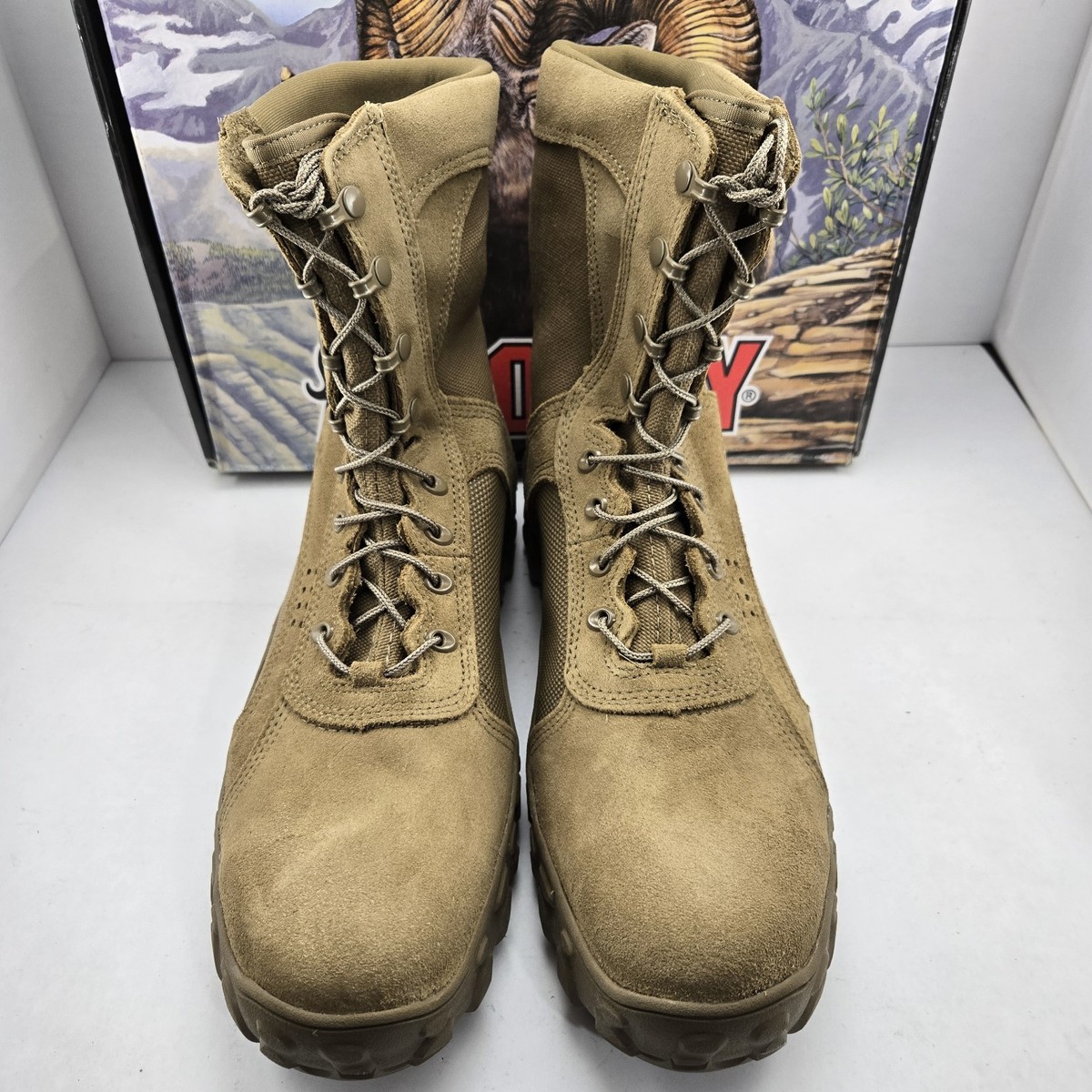 Rocky S2V Tactical Military Boots Mens 13 Brown Steel Toe ASTM F2413 6104 New Rocky S2V Steel Toe Tactical Military Boot – Rocky Boots main image 4