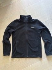 Columbia Kid's Full Zip Fleece in BLACK Size Medium